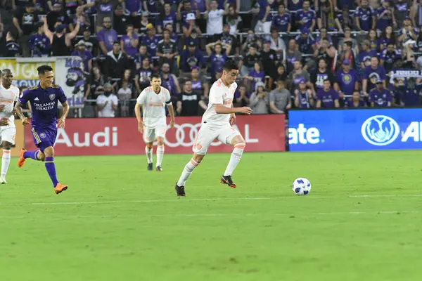 Orlando City Gastheer Van Atlanta United Orlando City Stadium Orlandon — Stockfoto