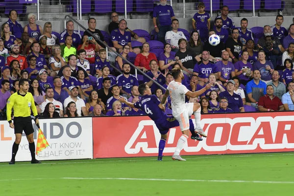 Orlando City Värd Atlanta United Exploria Stadium Den Augusti 2018 — Stockfoto