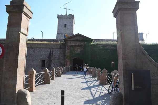 Veduta Delle Antiche Mura Della Fortezza — Foto Stock
