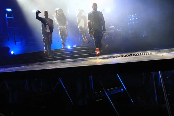 Singer Usher Performs Amway Center Orlando Florida December 2014 — Stock Photo, Image