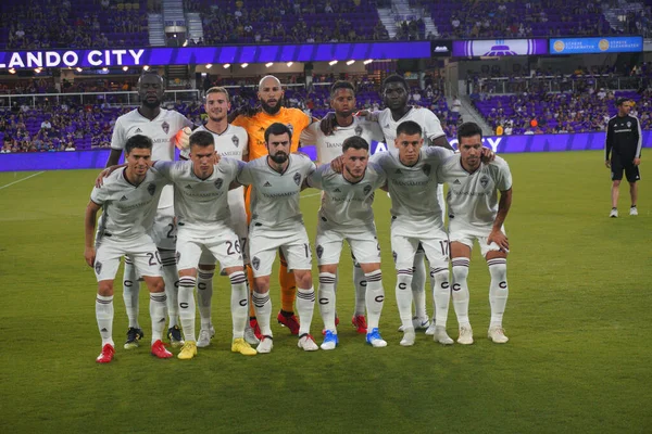 Orlando City Hospeda Colorado Rapids Orlando City Stadium Orlando Florida — Fotografia de Stock