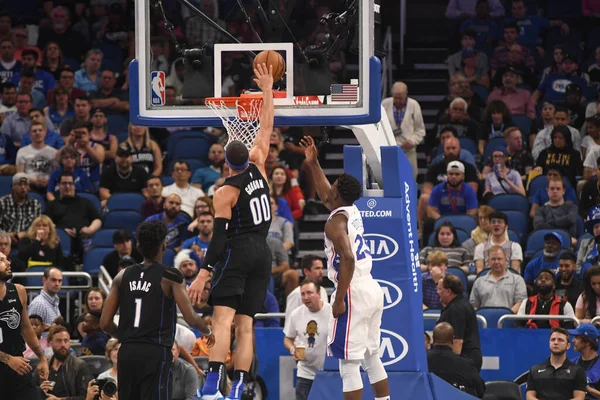 Orlando Magic Värd För Philadelphia 76Ers Amway Arena Orlando Florida — Stockfoto