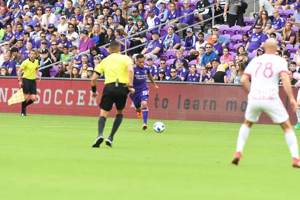 Orlando City Fue Sede Los Red Bulls Nueva York Exploria — Foto de Stock