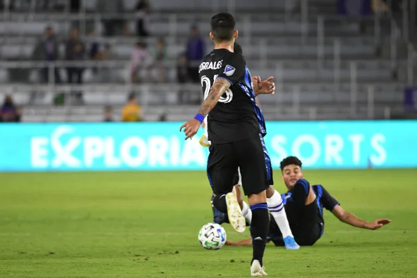 Orlando City Hostitel Montreal Přátelském Utkání Stadionu Exploria Orlando Florida — Stock fotografie