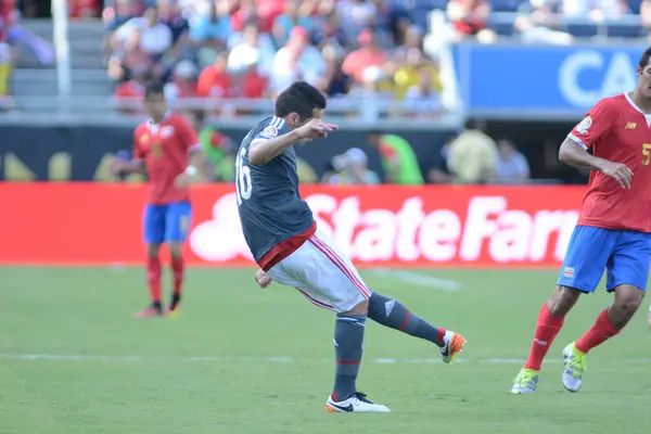 Kostaryka Twarz Paragwaj Podczas Copa America Centenario Camping World Stadium — Zdjęcie stockowe