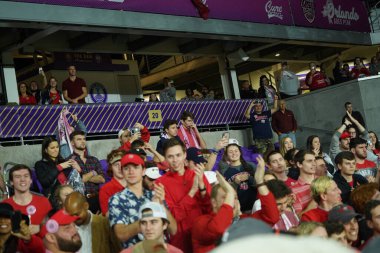 Orlando Florida Exploria Stadyumu 'ndaki 2019 Tedavi Kupası 21 Aralık 2019 Georgia Southern Eagles' a karşı Liberty Flames.  