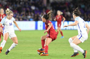 ABD, 7 Mart 2018 tarihinde Orlando City Stadyumu 'ndaki SheBelives Kupası' nda İngiltere ile karşı karşıya geldi..  