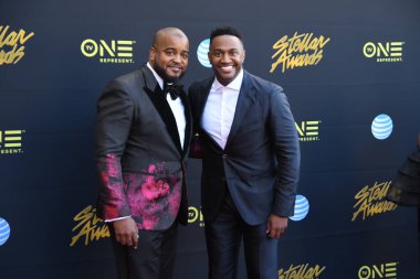 24 Mart 2018 Cumartesi günü Las Vegas 'taki Orleans Resort' ta düzenlenen 33. Yıldız Ödülleri Kırmızı Halı sırasında ünlüler.