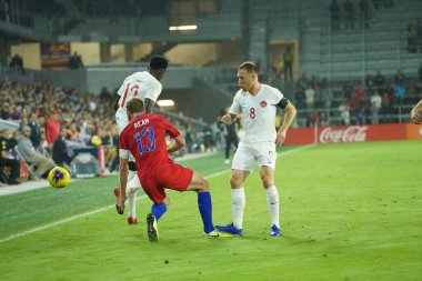 Amerikan Futbol Takımı 15 Kasım 2019 Cuma günü Orlando Florida 'daki Exploria Stadyumu' nda oynanan Concacaf Uluslar Ligi karşılaşmasında Kanada 'ya ev sahipliği yapmaktadır.