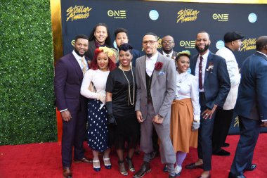 24 Mart 2018 Cumartesi günü Las Vegas 'taki Orleans Resort' ta düzenlenen 33. Yıldız Ödülleri Kırmızı Halı sırasında ünlüler.