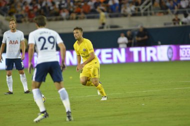 Paris Saint-Germain, Tottenham Hotspur 'a karşı 22 Temmuz 2017' de Orlando Florida 'daki Citrus Bowl' da.   