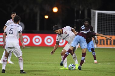 Real Salt Lake, 12 Temmuz 2020 'de Orlando Florida' da düzenlenen MLS Sırt Turnuvası sırasında Colorado Rapids ile karşı karşıya.