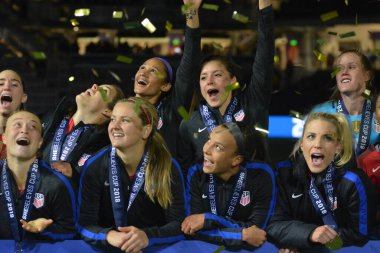 ABD, 7 Mart 2018 tarihinde Orlando City Stadyumu 'ndaki SheBelives Kupası' nda İngiltere ile karşı karşıya geldi..  