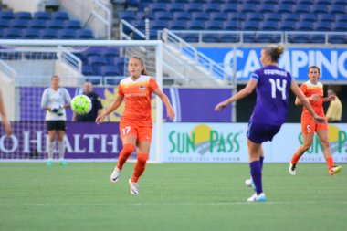 Orlando Pride sunucusu Houston Dash 23 Haziran 2016 'da Orlando Florida' daki Dünya Kampı Stadyumu 'nda..