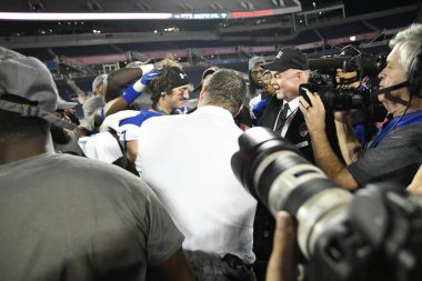 Georgia State Face Batı Kentucky Cure Bowl sırasında 16 Aralık 2017 'de Orlando Florida' daki Citrus Bowl 'da.  