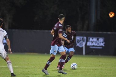 Real Salt Lake, 12 Temmuz 2020 'de Orlando Florida' da düzenlenen MLS Sırt Turnuvası sırasında Colorado Rapids ile karşı karşıya.