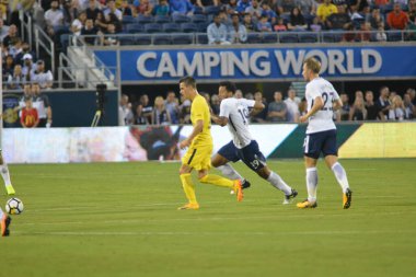 Paris Saint-Germain, Tottenham Hotspur 'a karşı 22 Temmuz 2017' de Orlando Florida 'daki Citrus Bowl' da.  