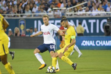 Paris Saint-Germain, Tottenham Hotspur 'a karşı 22 Temmuz 2017' de Orlando Florida 'daki Citrus Bowl' da.  