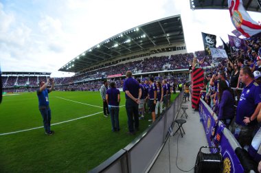 Orlando City, 5 Mart 2017 'de Orlando City Stadyumu' nda NYC FC 'ye ev sahipliği yaptı..  