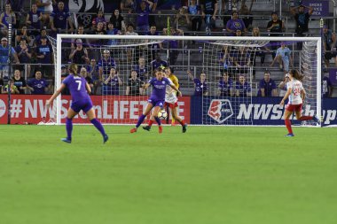 Orland Pride, 25 Ağustos 2018 'de Orlando Florida' daki Exploria Stadyumu 'nda Chicago Red Stars' a ev sahipliği yapıyor..  