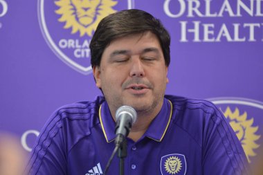 Orlando City SC, Dom Dwyer 'ı tanıtmak için bir basın toplantısı düzenledi..  