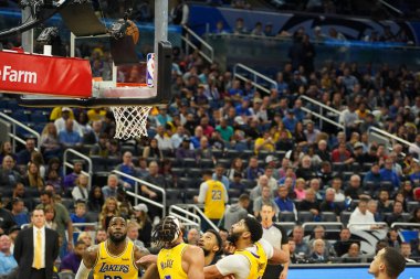 Orlando Magic 11 Aralık 2019 Çarşamba günü Orlando Forida 'daki Amway Center' da Los Angeles Lakers 'a ev sahipliği yaptı..  