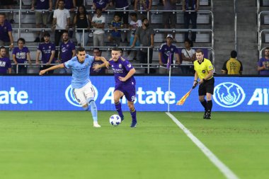 Orlando City 26 Temmuz 2018 'de Florida Exploria Stadyumu' nda NYC FC 'ye ev sahipliği yaptı. Fotoğraf: Marty Jean-Louis