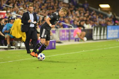 Orlando City 21 Nisan 2018 'de Orlando Florida' daki Exploria Stadyumu 'nda San Jose depremlerine ev sahipliği yaptı..  