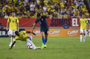 ABD Kolombiya 'ya karşı Raymond James Stadyumu' nda 11 Ekim 2018 'de.  