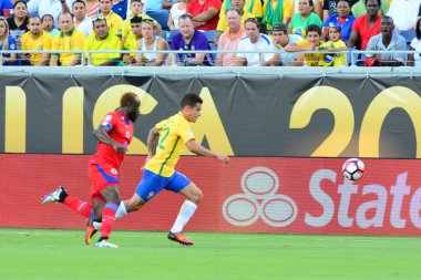 Brezilya, 8 Haziran 2016 tarihinde Orlando Florida 'daki Copa America Centenario' da Haiti ile karşılaştı.. 