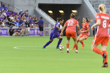Orlando Pride 28 Haziran 2018 tarihinde Orlando City Stadyumu 'nda Houston Dash' e ev sahipliği yaptı. Fotoğraf: Marty Jean-Louis