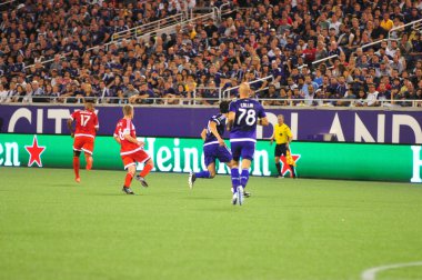 Orlando City SC, 8 Mayıs 2015 'te Florida' daki Kamp Dünyası Stadyumu 'nda Los Angeles Galaksisi' ne ev sahipliği yaptı..