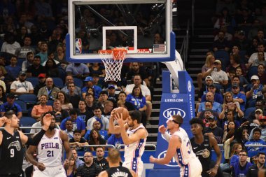 Orlando Magic, Philadelphia 76ers 'ı 14 Kasım 2018' de Orlando Florida 'daki Amway Center' da ağırlıyor..