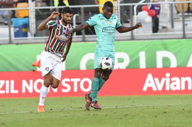 Fluminense, Florida Kupası 'nda 15 Ocak 2018' de Orlando Florida 'da oynanan Spektrum Stadyumu' nda Barcelona SC 'ye karşı..