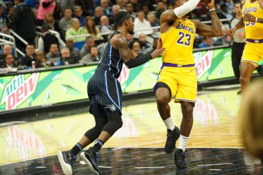 Orlando Magic 11 Aralık 2019 Çarşamba günü Orlando Forida 'daki Amway Center' da Los Angeles Lakers 'a ev sahipliği yaptı..  