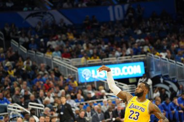 Orlando Magic 11 Aralık 2019 Çarşamba günü Orlando Forida 'daki Amway Center' da Los Angeles Lakers 'a ev sahipliği yaptı..  