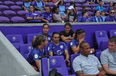 Orlando Pride 22 Nisan 2017 'de Orlando City Stadyumu' nda Washington Spirit 'e ev sahipliği yaptı..  
