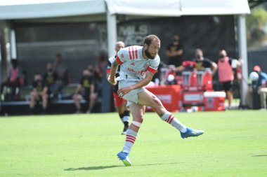 Toronto FC, 13 Temmuz 2020 tarihinde Orlando Florida 'daki ESPN Wild World of Sports' ta düzenlenen MLS Back Tournament sırasında D.C. United ile karşılaştı. Fotoğraf: Marty Jean-Louis