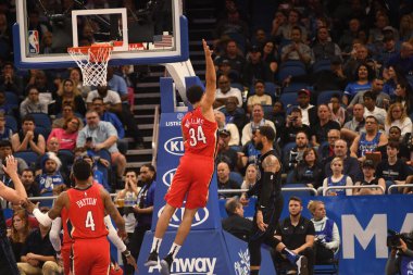 Orlando Magic 20 Mart 2019 Çarşamba günü Orlando Florida 'daki Amway Center' da Louisiana Pelikanlarına ev sahipliği yapıyor..