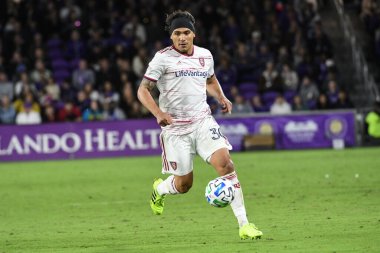 Real Salt Lake oyuncusu Marcelo Silva # 30, 29 Şubat 2020 tarihinde Exploria Stadyumu 'ndan geçiş kartı aldı.. 