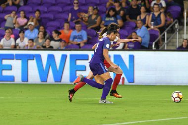 Orland Pride, 25 Ağustos 2018 'de Orlando Florida' daki Exploria Stadyumu 'nda Chicago Red Stars' a ev sahipliği yapıyor..  