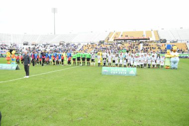 13 Ocak 2018 'de Orlando Florida' daki Spektrum Stadyumu 'nda düzenlenen Florida Kupası' nda Korucular Corinthianlara karşı..