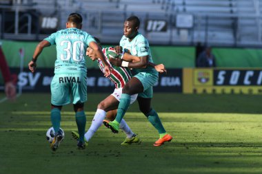 Fluminense, Florida Kupası 'nda 15 Ocak 2018' de Orlando Florida 'da oynanan Spektrum Stadyumu' nda Barcelona SC 'ye karşı..  