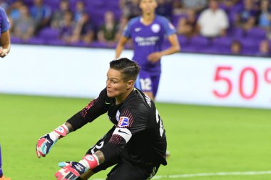 Orlando Pride, 23 Mayıs 2018 'de Orlando Florida' daki Exploria Stadyumu 'nda Kuzey Carolina Cesareti' ne ev sahipliği yapmaktadır..  