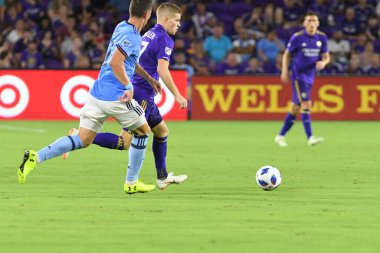 Orlando City 26 Temmuz 2018 'de Florida Exploria Stadyumu' nda NYC FC 'ye ev sahipliği yaptı. Fotoğraf: Marty Jean-Louis
