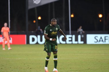 Los Angeles Galaksisi, 14 Temmuz 2020 'de Orlando Florida ABD' deki ESPN Vahşi Spor Dünyası 'nda düzenlenen MLS Sırt Turnuvası sırasında Portland Timbers ile karşı karşıya geldi.