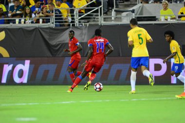 Brezilya, 8 Haziran 2016 tarihinde Orlando Florida 'daki Copa America Centenario' da Haiti ile karşılaştı..