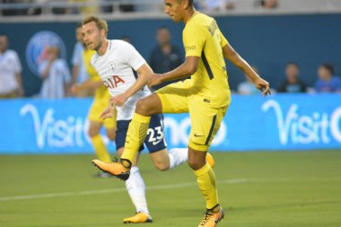 Paris Saint-Germain, Tottenham Hotspur 'a karşı 22 Temmuz 2017' de Orlando Florida 'daki Citrus Bowl' da. 