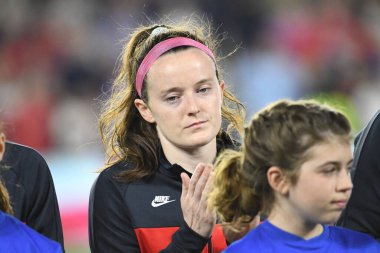 5 Mart 2020 'de Orlando Florida' daki Exploria Stadyumu 'nda düzenlenen 2020 SheBelieves Kupası' nda ABD - İngiltere Karşılaşması 