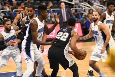Orlando Magic, 19 Aralık 2018 tarihinde Orlando Florida 'daki Amway Center' da San Antonio Spurs 'a ev sahipliği yapmaktadır.. 